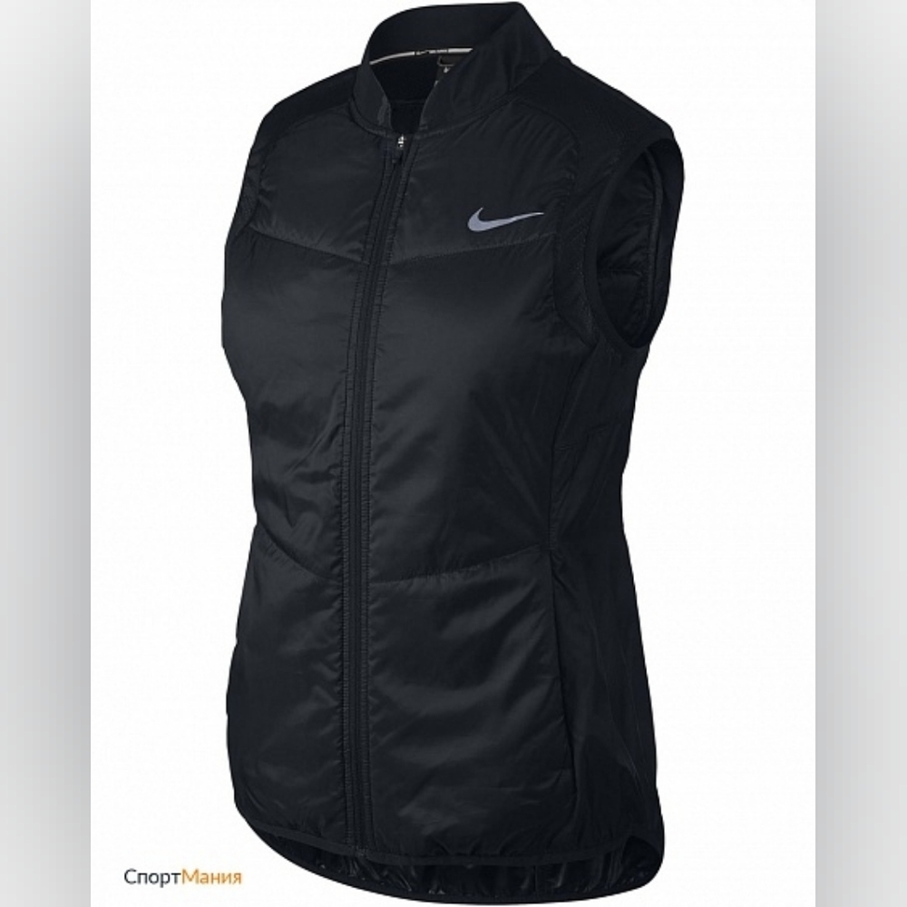 Nike Women's Black Lightweight polyfill Running Vest Xs - Picture 4 of 13